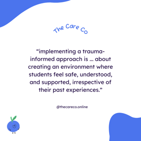 The Care Co believes in all primary education teachers understanding and implementing classroom practices that support the trauma-informed teaching lens.
